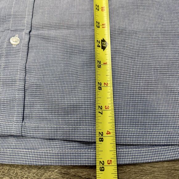 Budweiser Shirt Bud Light Button up work Blue Men’s Sz M 15-15 1/2 Checkered NWT - Picture 7 of 10